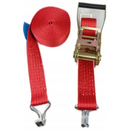 Transport belt with tensioner, securing 10m5t