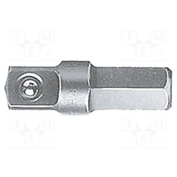 1 pcs x WIHA - 4204 - Adapter, Overall len: 30mm, Mounting: 1/4' (C6,3mm),3/8' square