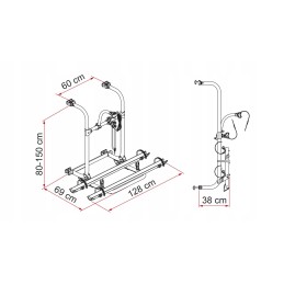 Fiamma Carrybike Pro bicycle rack for a camper