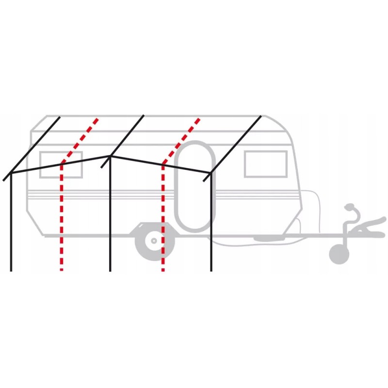 Berger trailer tent vestibule frame