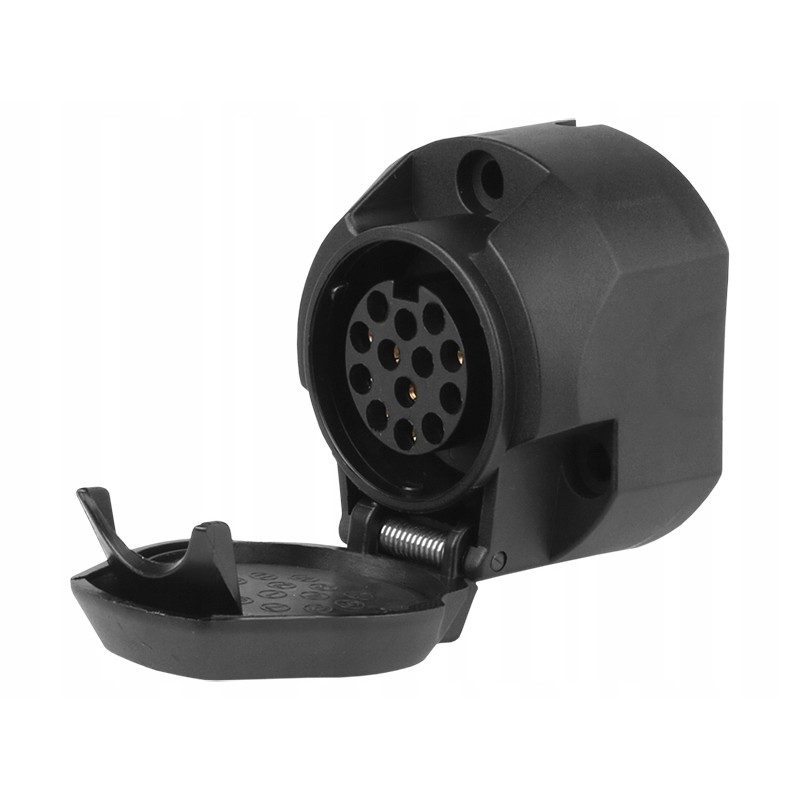 13-pin trailer socket, plastic
