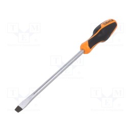 1 pcs x BETA - 12600066 - Screwdriver, slot, 10,0x1,6mm, BETAGRIP, Blade length: 200mm