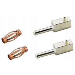 Thick charger contacts on the Linde MT12 trolley