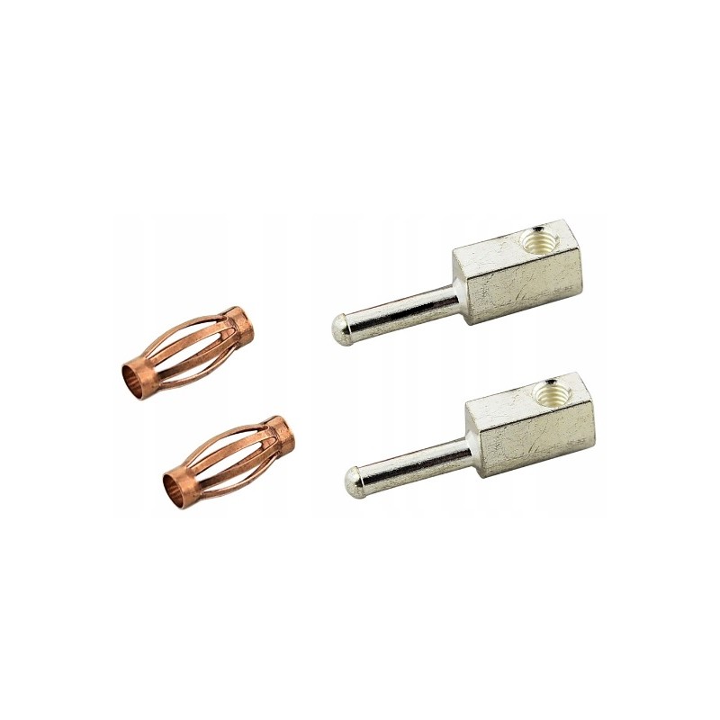 Thick charger contacts on the Linde MT12 trolley