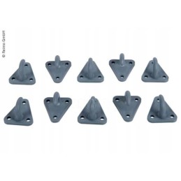Triangular mounting hook 45 x 39 mm, 10 pcs