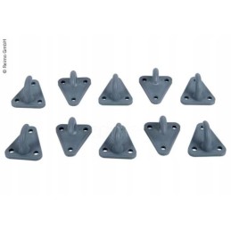 Triangular mounting hook 45 x 39 mm 10 pcs