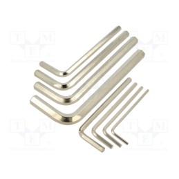 1 pcs x IRIMO - 41071 - Wrenches set, hex key, steel, 8pcs.