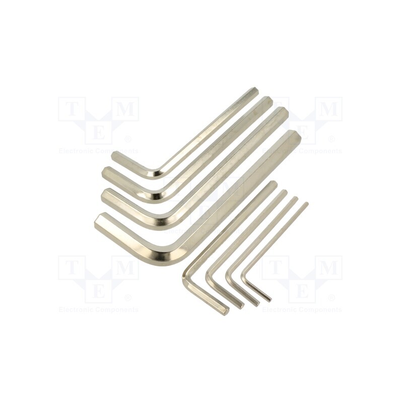 1 pcs x IRIMO - 41071 - Wrenches set, hex key, steel, 8pcs.