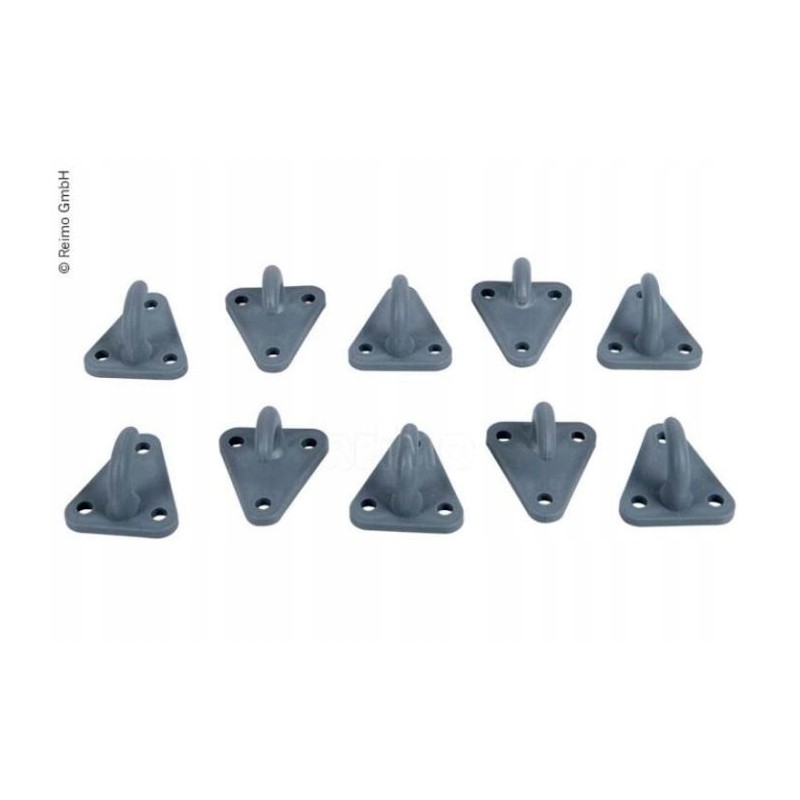 Triangular hook for attaching to the hanger, 10 pcs. reimo