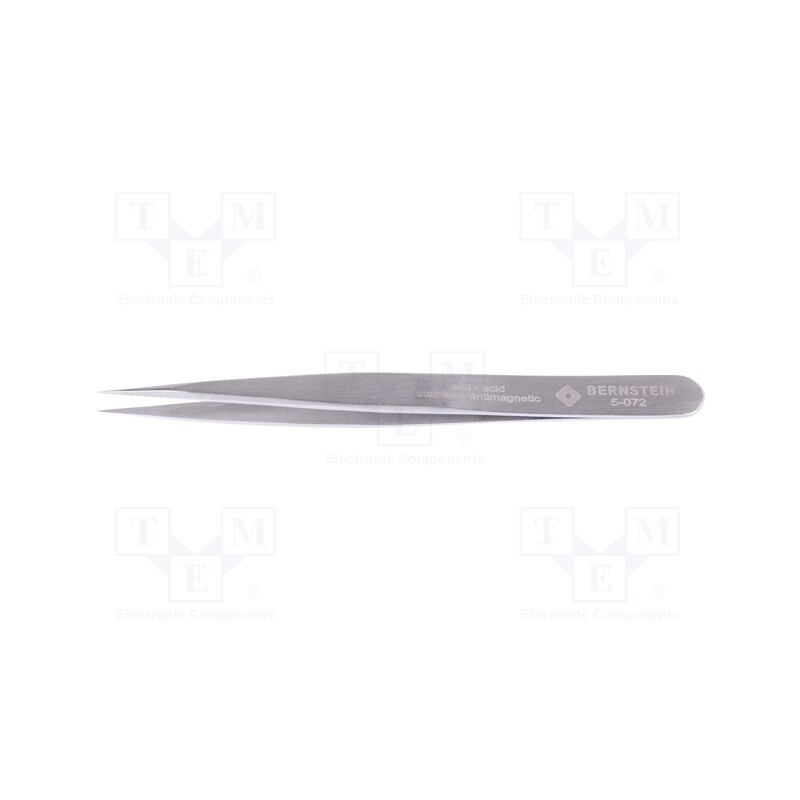 1 pcs x BERNSTEIN - 5-072 - Tweezers, 110mm, Blade tip shape: sharp, universal