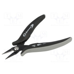 1 pcs x C.K - T3890 - Pliers, half-rounded nose, ESD, for gripping,for bending, 145mm