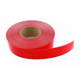 Contour marking with 3m red reflective tape