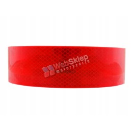 Contour marking with 3m red reflective tape
