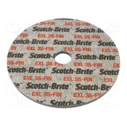 1 pcs x HURAGAN - XL-UW 3S FIN 150X 6X 22MM - Wheel, fleece, Dim: Ø150x6mm, Mount.hole diam: 22mm