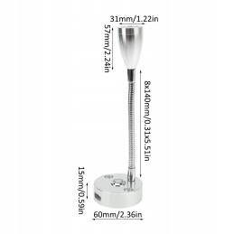 Wall lamp LED lamp 12 24v with a switch