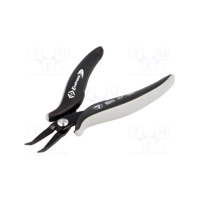 1 pcs x C.K - T3892 - Pliers, half-rounded nose, ESD, for gripping,for bending, 152mm