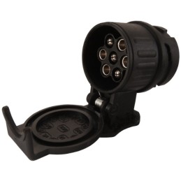 Trailer socket adapter, reduction 13-7, plastic