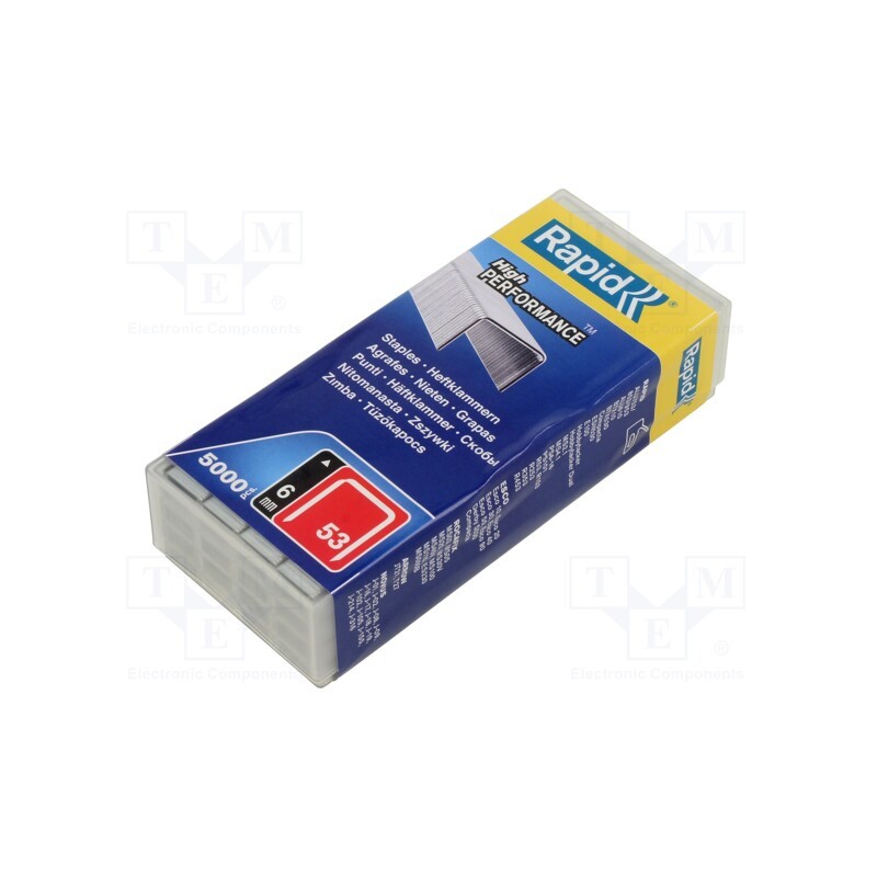 1 pcg x RAPID - 40303083 - Staples, 5000pcs, TYP 53, RAP-BTX530,RAP-ECO