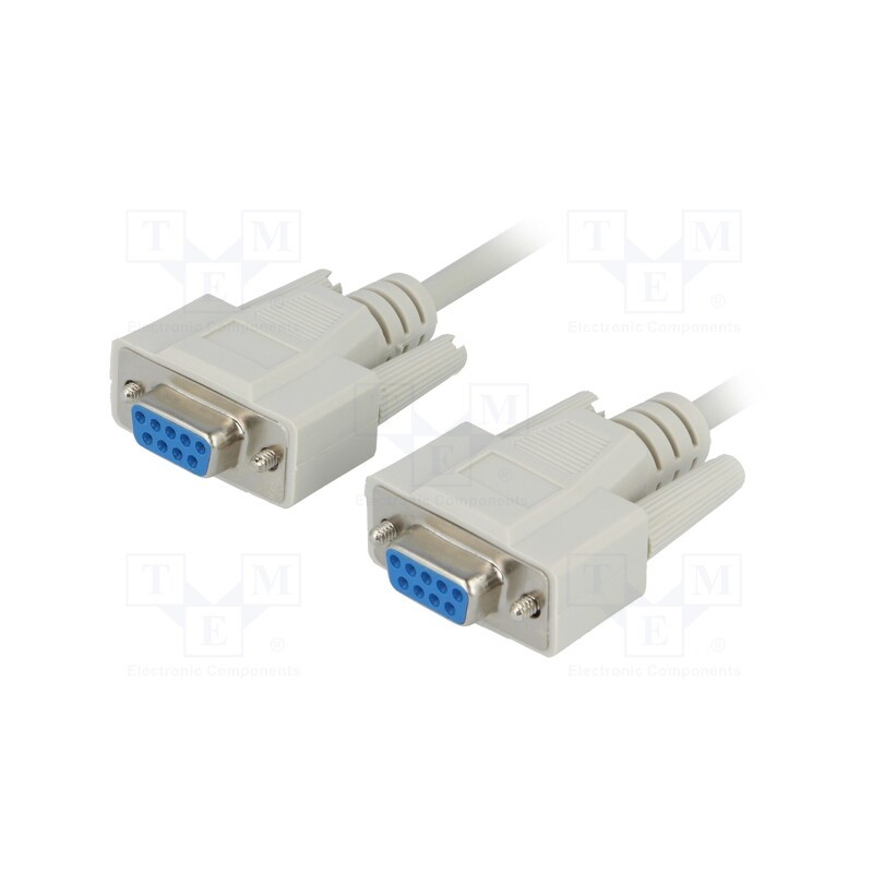 1 pcs x BQ CABLE - CAB-09GG/2 - Cable, D-Sub 9pin socket,both sides, Len: 2m, connection 1: 1