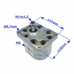 Right hydraulic pump C72X Bulgar 1792 truck