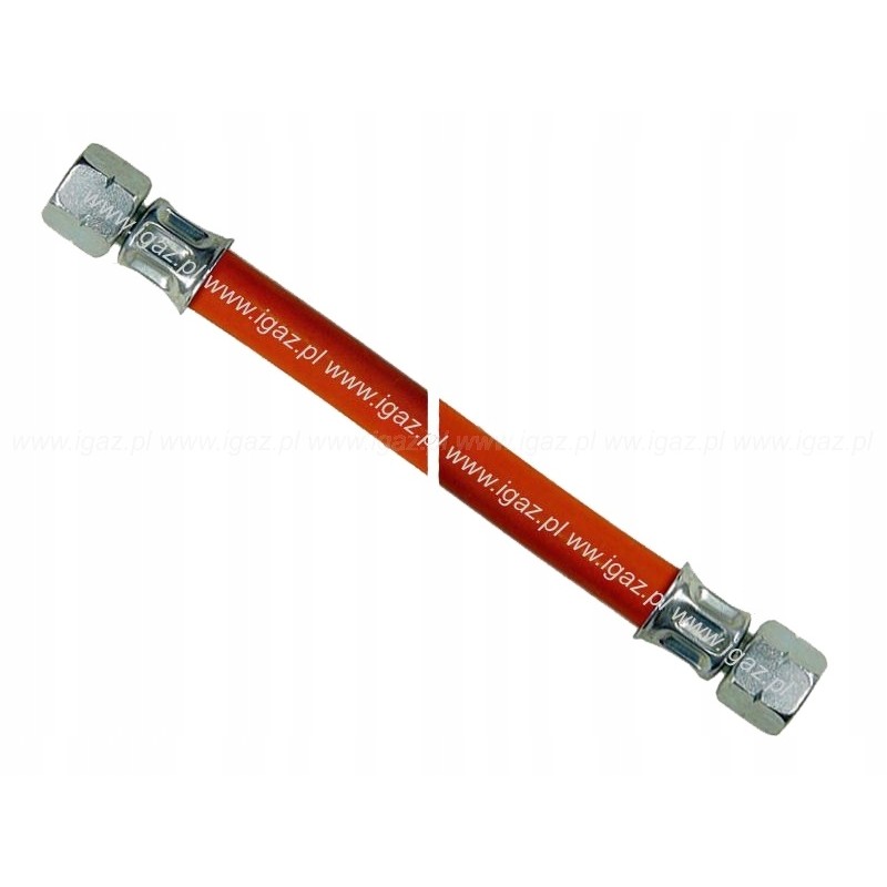 Gas hose 1 4 left thread 0 8 m
