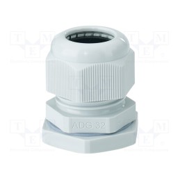 1 pcs x HENSEL - 36001080 - Cable gland, M32, 1.5, IP66, polyamide, light grey