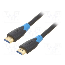 1 pcs x VENTION - AAGBI - Cable, HDMI 2.0, HDMI plug,both sides, PVC, 3m, black, 30AWG