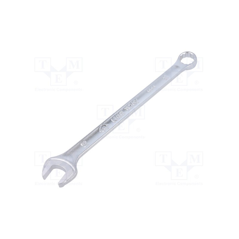 1 pcs x KING TONY - 1061-18 - Wrench, combination spanner, 18mm, Chrom-vanadium steel, long