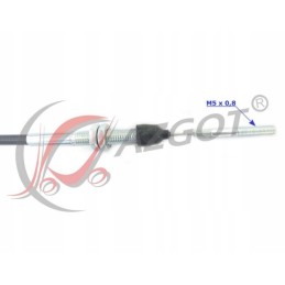 Gas cable with screw eyelet L 1080 GPW forklift