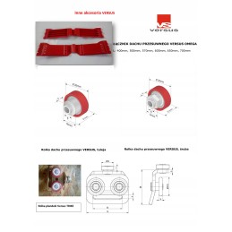Roof bearing roller versus diameter 26mm, sleeve 10 pcs
