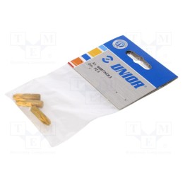 1 pcg x UNIOR - 604696 - Screwdriver bit, Pozidriv®, PZ3, Overall len: 25mm, 3pcs.