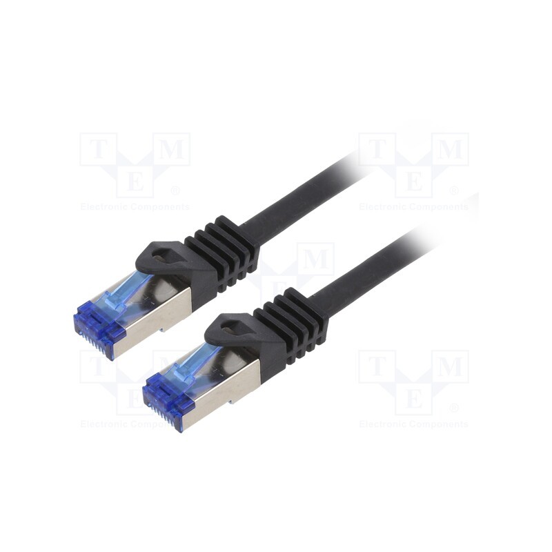 1 pcs x LOGILINK - C6A053S - Patch cord, S/FTP, 6a, stranded, Cu, LSZH, black, 2m, 26AWG, -20÷75°C