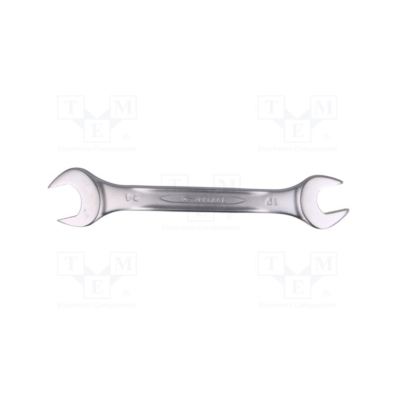 1 pcs x BAHCO - 6M-19-24 - Wrench, spanner, 19mm,24mm, Overall len: 225mm, tool steel