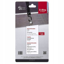 Ear holder, floor mounting hook, set of 4 pcs