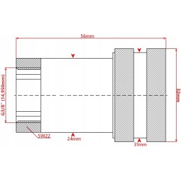 Set of quick connectors, socket, euro plug, internal mains 3 8