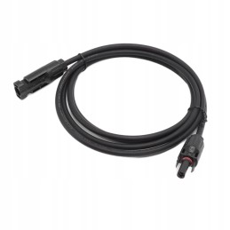 Solar panel cable, black and red