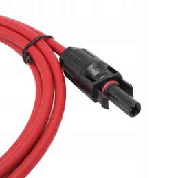 Solar panel cable, black and red