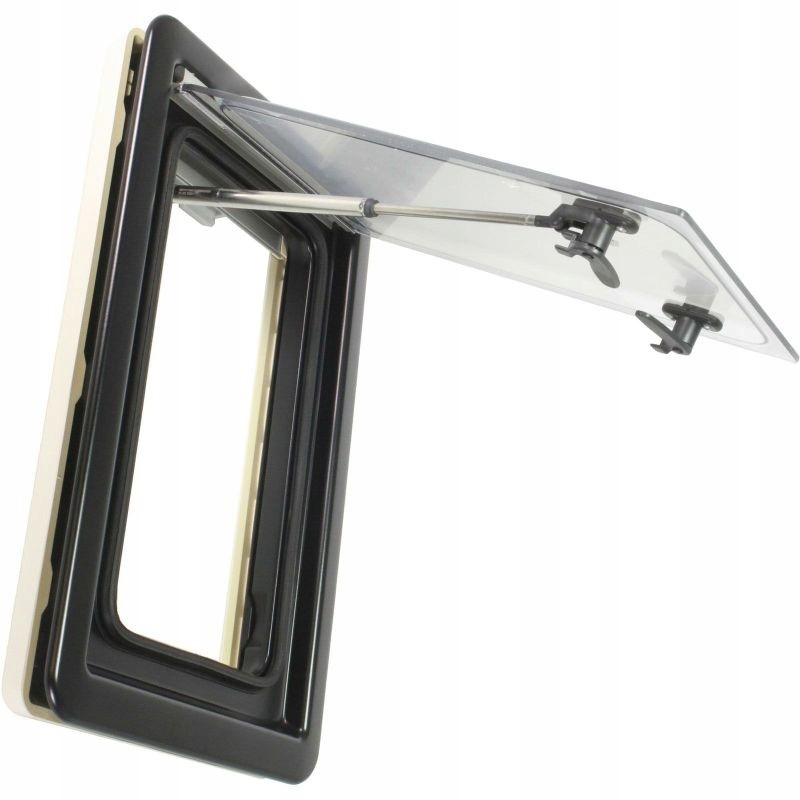 Hinged window with Seitz S4 300 x 500mm Dometic roller blind