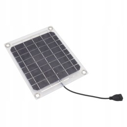 Solar panel USB 10 output in transparent