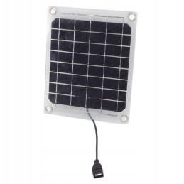 Solar panel USB 10 output in transparent