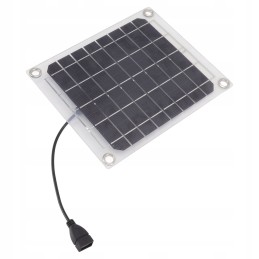Solar panel USB 10 output in transparent
