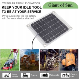 Solar panel USB 10 output in transparent