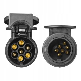 Trailer light plug socket adapter 13 7 13 to 7