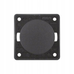 Berker single anthracite switch for a camper