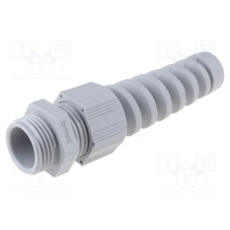 1 pcs x HELUKABEL - HT-K PG7RAL7001 - Cable gland, with strain relief, PG7, 1.5, IP68, polyamide