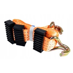 3 three-point transport belts for tow truck trailers