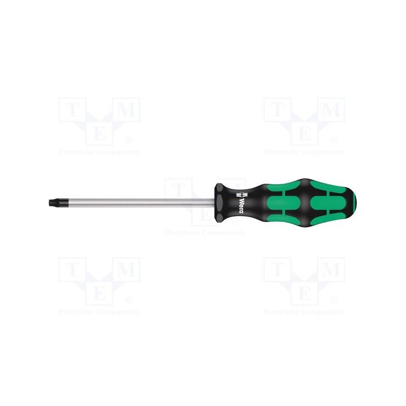 1 pcs x WERA - 5028020001 - Screwdriver, Torx®, TX40, Blade length: 130mm, Overall len: 242mm