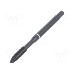 1 pcs x Vu00d6LKEL - 35238 - Tap, high speed steel cobalt HSS-E, M6, 1, 80mm, 4,9mm, ISO2/6H