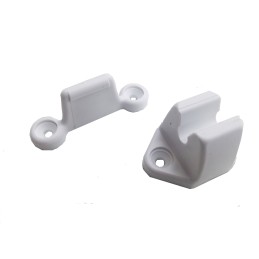 Door lock, latch, catch, stopper, mounting, black