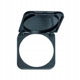 Fawo black electrical socket cover